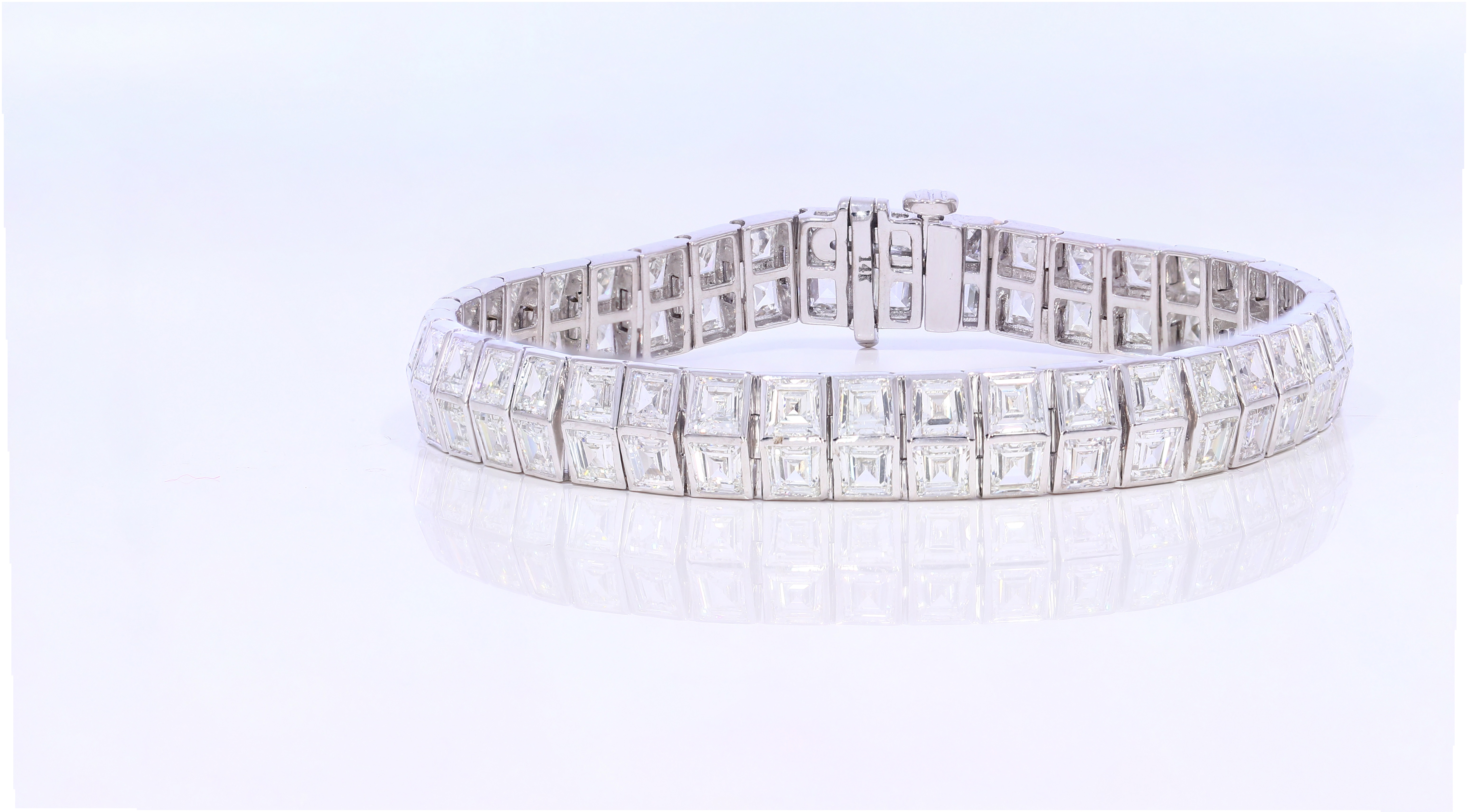 0.20poniter Trapezoid Diamond Bracelet