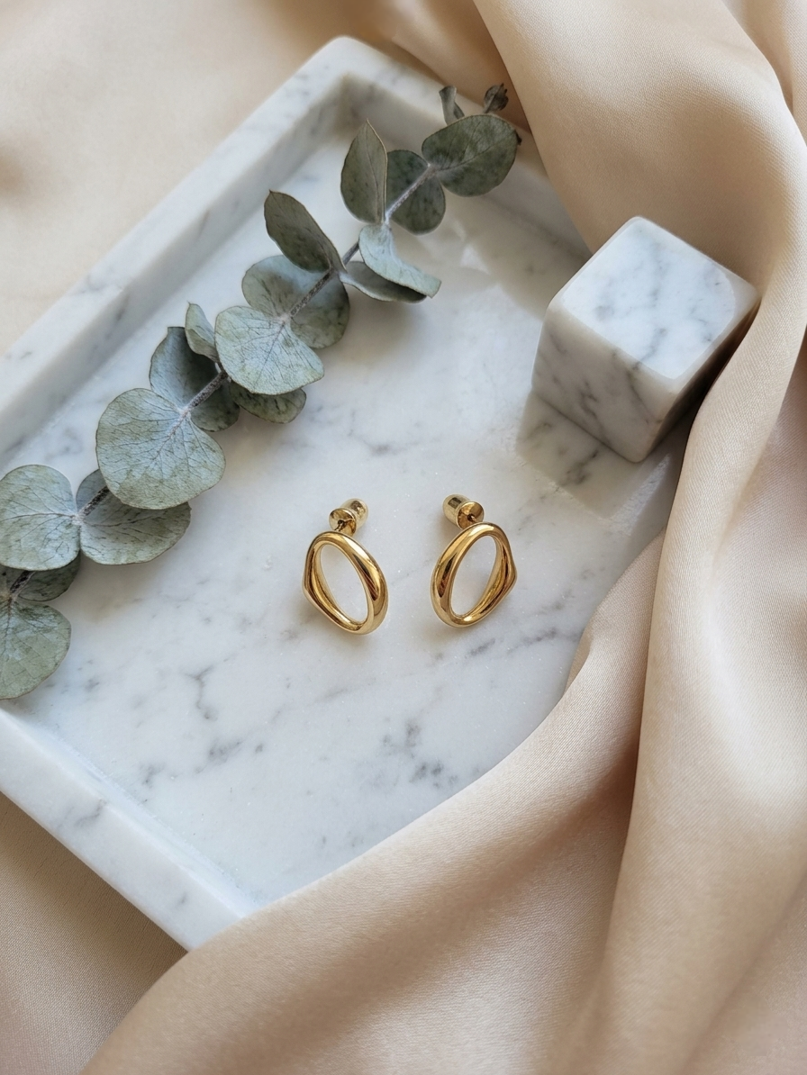 WAVE- HA 055 Earring (Yellow)
