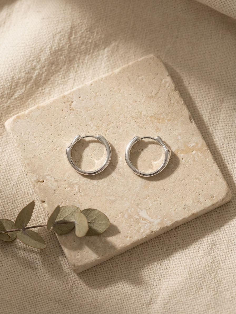 WAVE- HA 060 Earring (White)