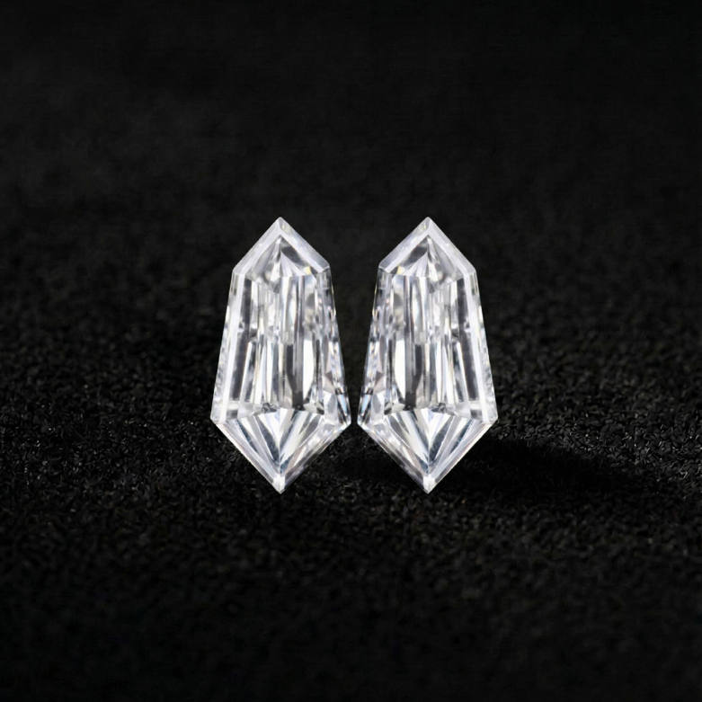 Shield Diamond Pair Natural