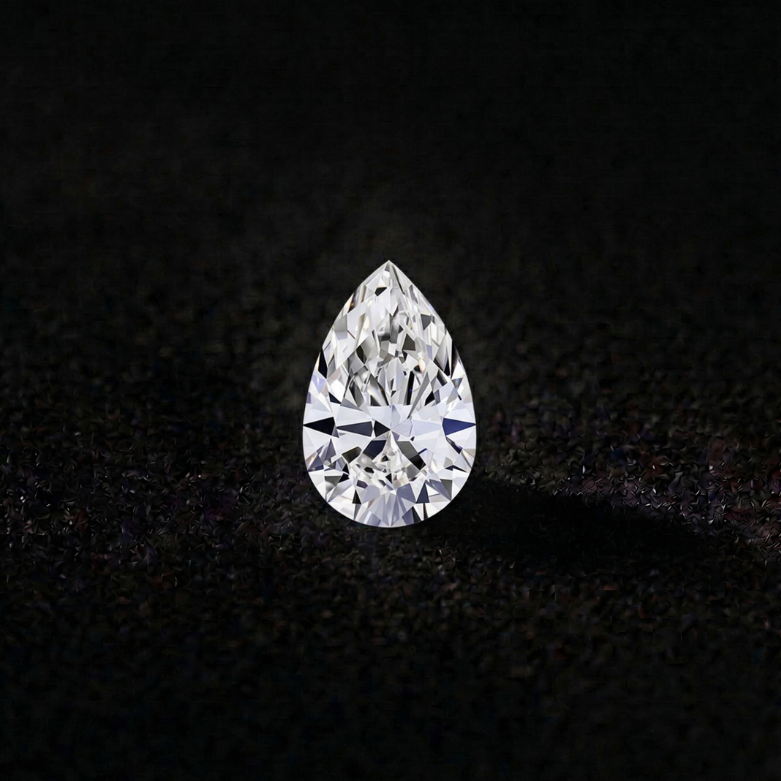 Fancy Pear Cut Natural Diamond For Fine Jewelry