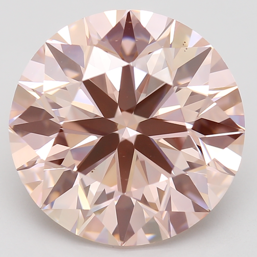 IGI ROUND FANCY INTENSE PINK VS1 4.01Cts.