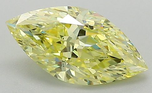 IGI MARQUISE FANCY YELLOW VS2 0.97Cts.