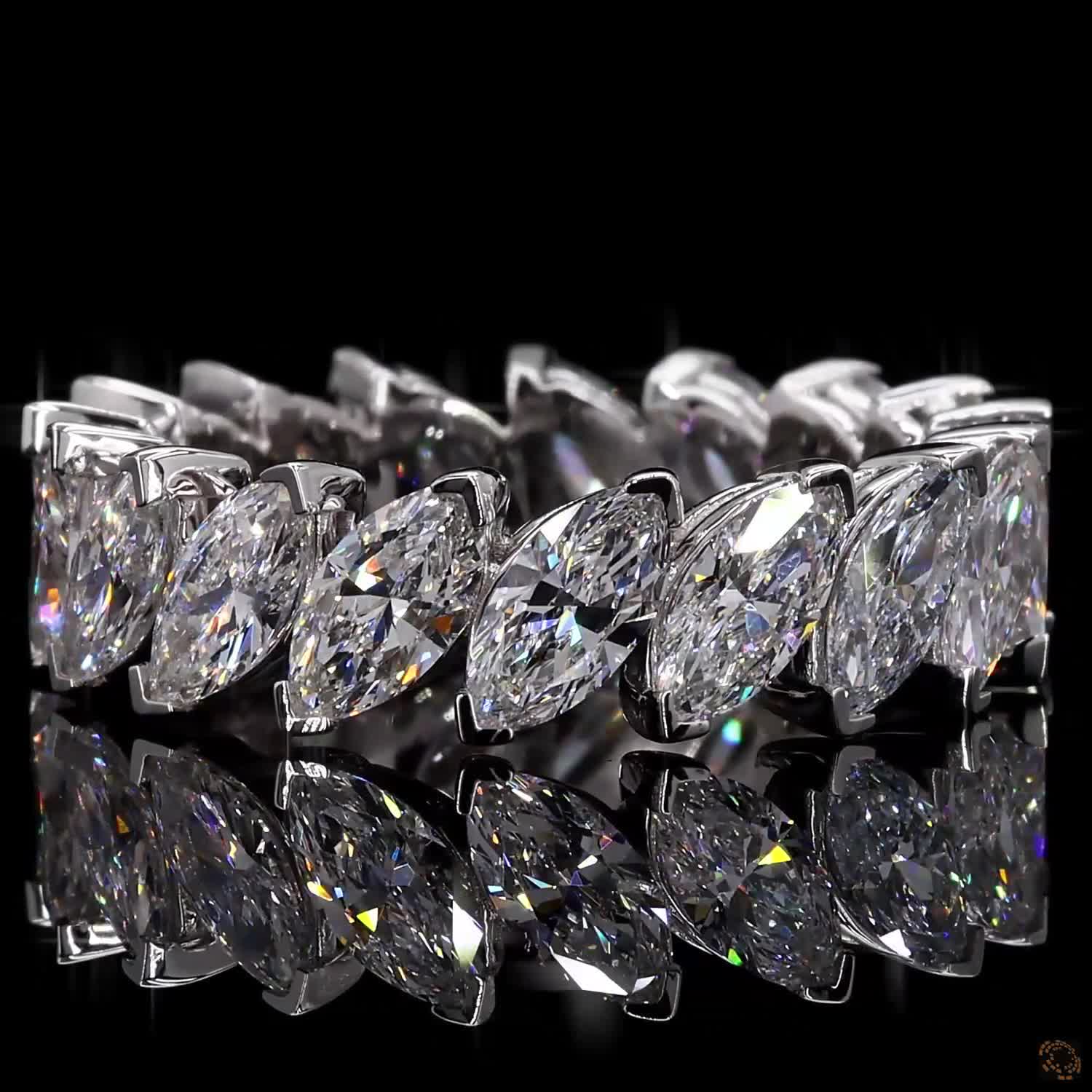 5.00 CTTW Marquise Eternity Band.