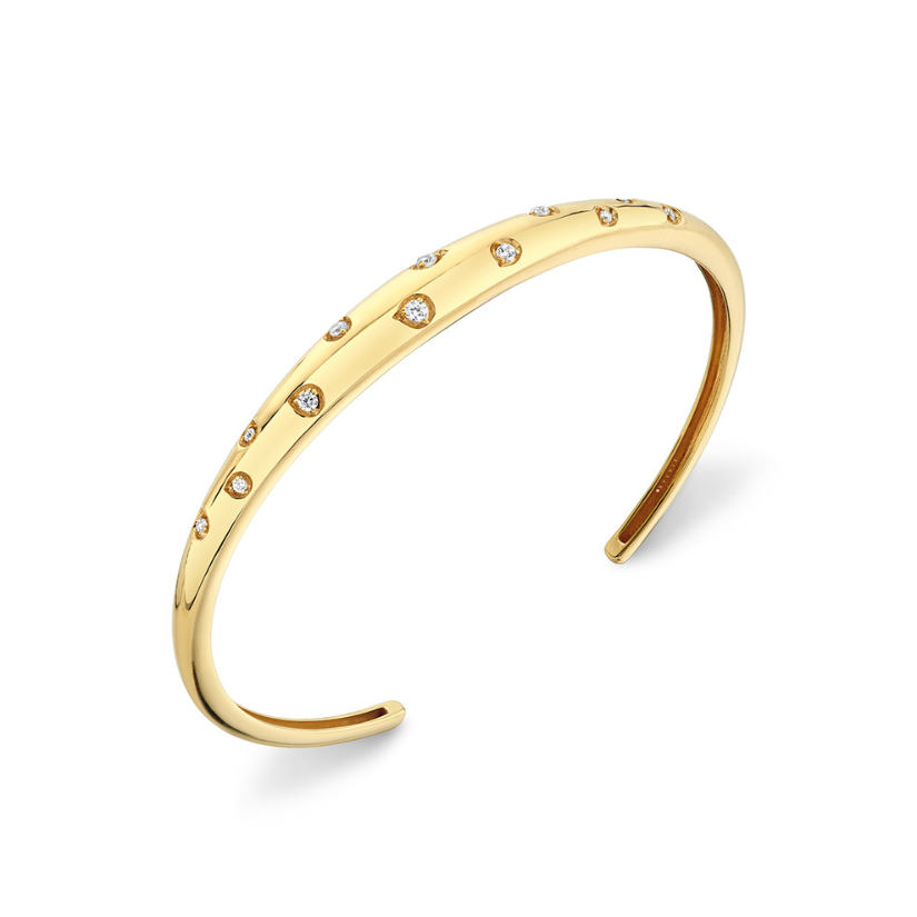 BGS1066 - Auravie Shell Shapes Diamond Bangle