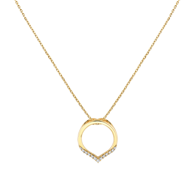 PS1029 - Shell Héritage Diamond Shell Pendant