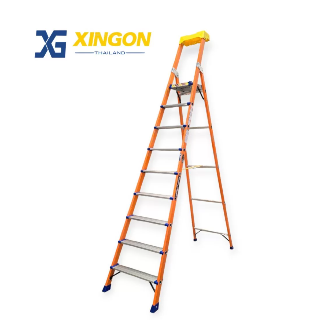 9ft Fiberglass Platform Ladder XG-337F9 XINGON