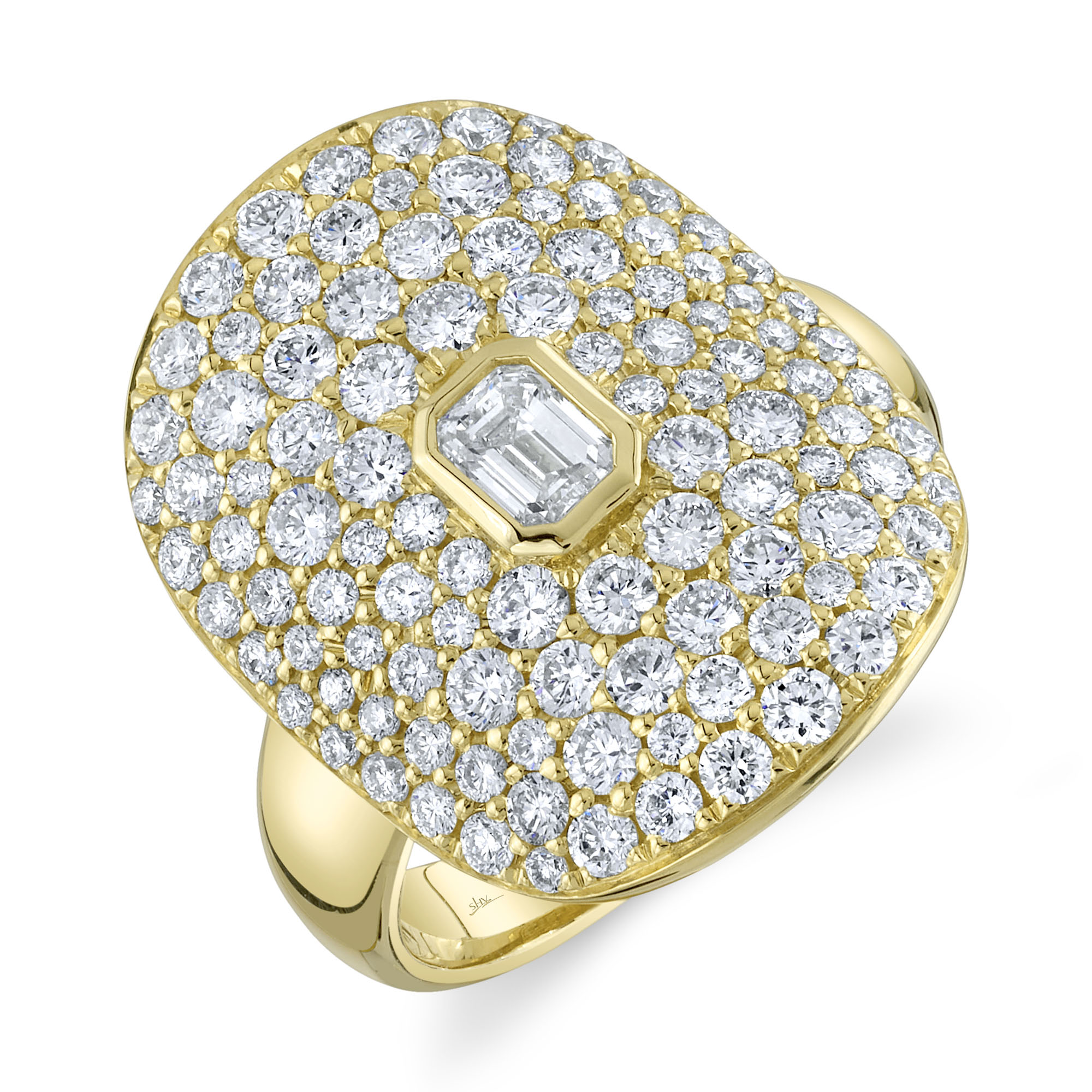 Diamond Shield Ring