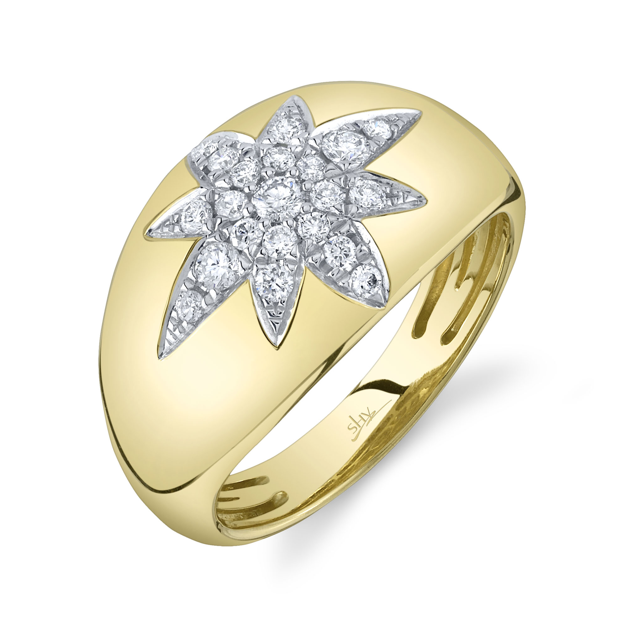 Diamond Starburst Ring