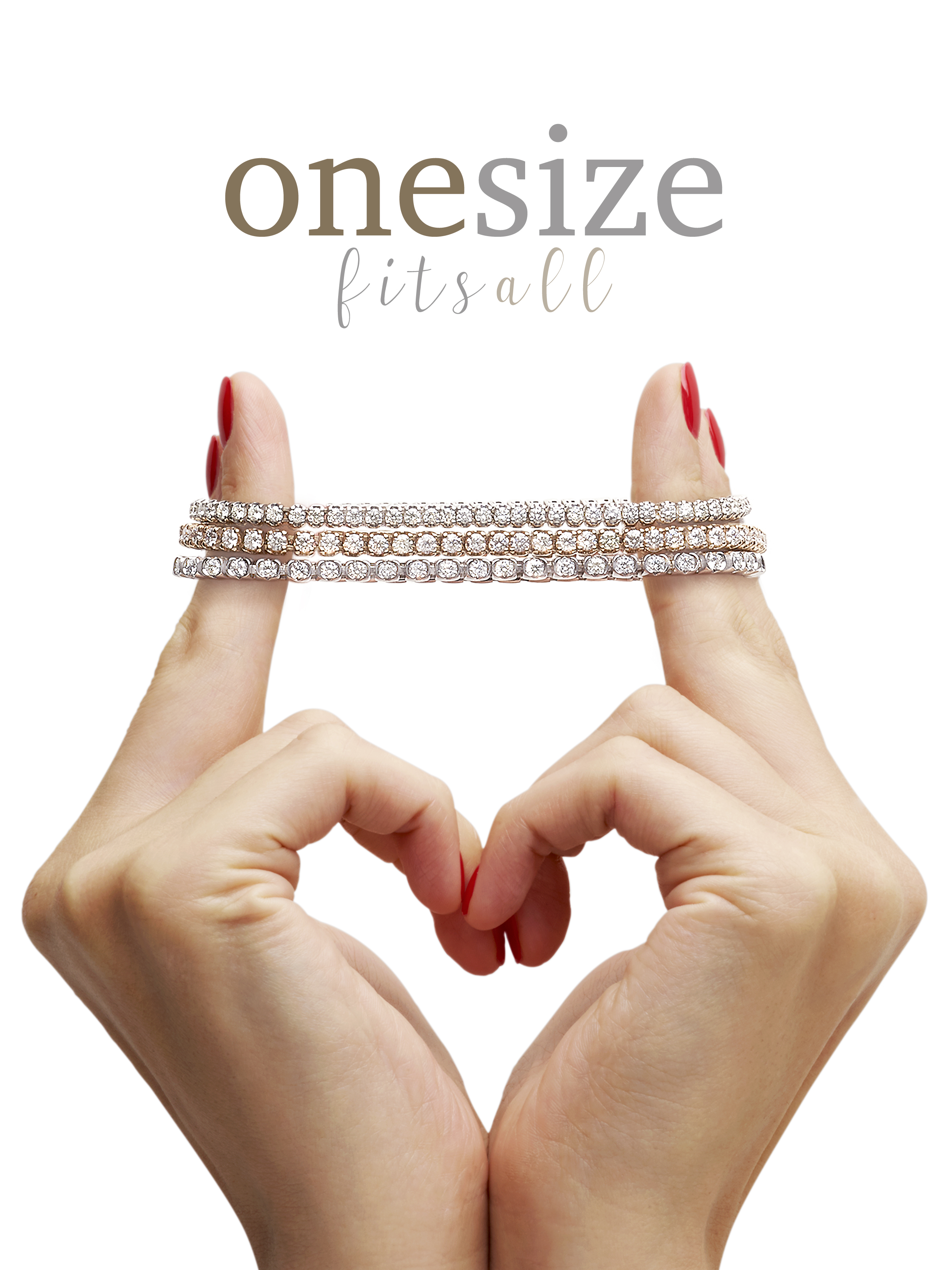 Expandable Bracelet and Eternity Rings