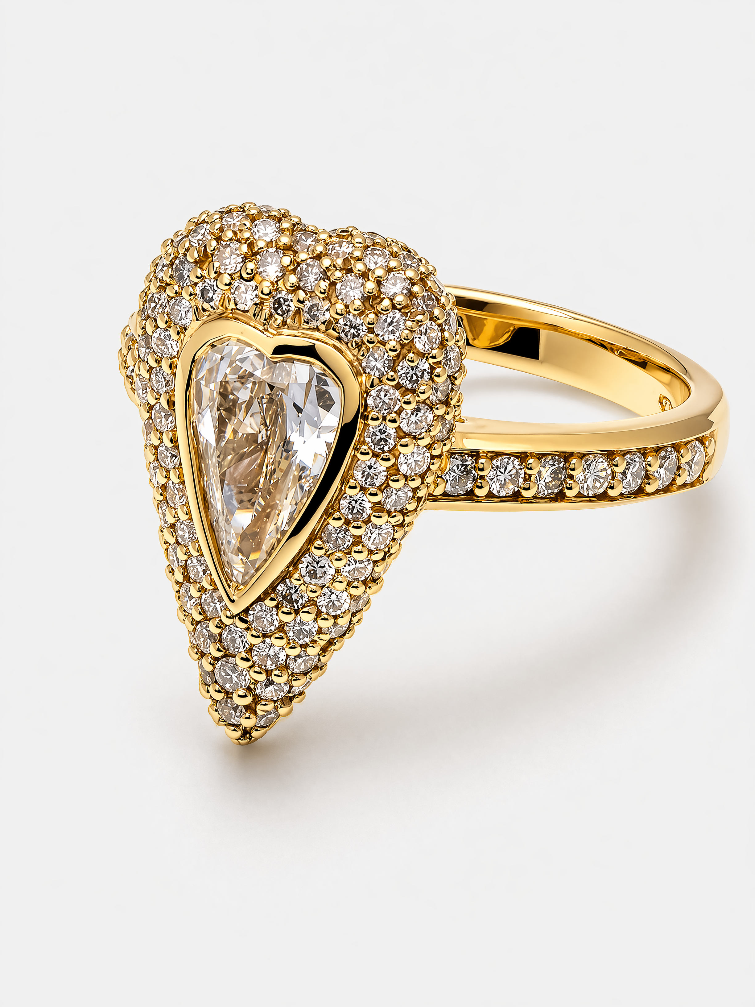 The Promise ring in Gold and Diamonds