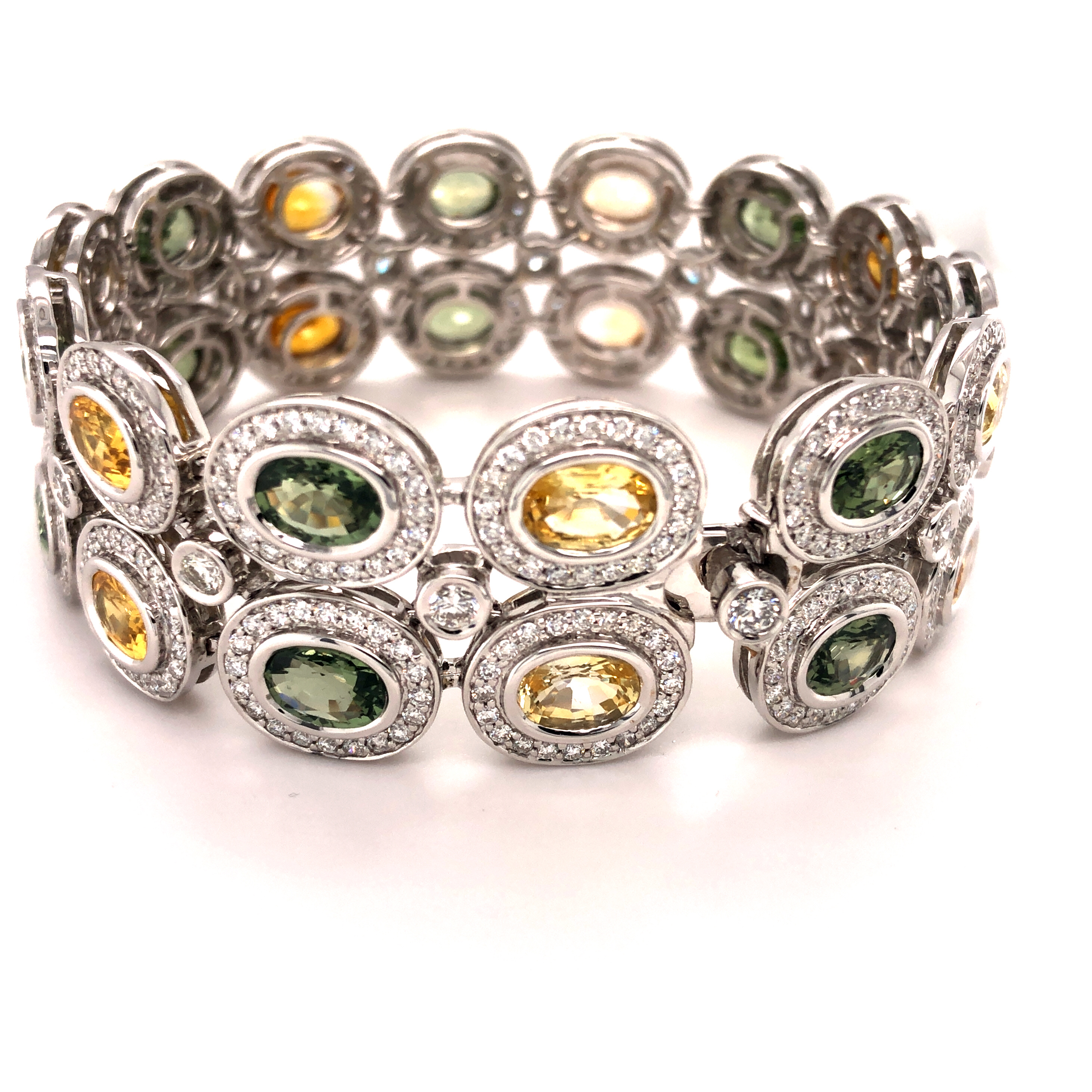 18kwg NH MC Sapphire Bracelet