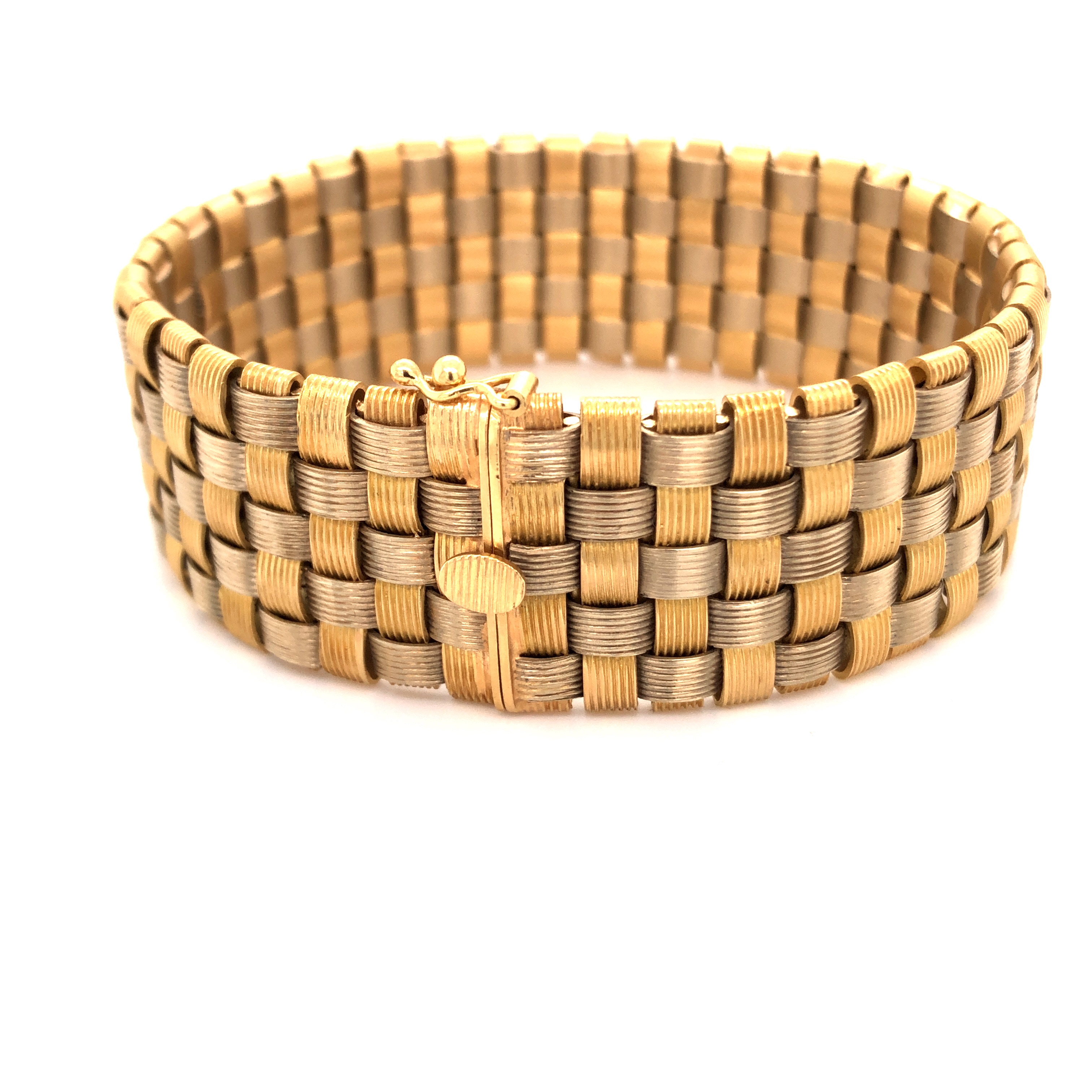 18kywg Hand Made Gold Bracelet by Marchisio 1859