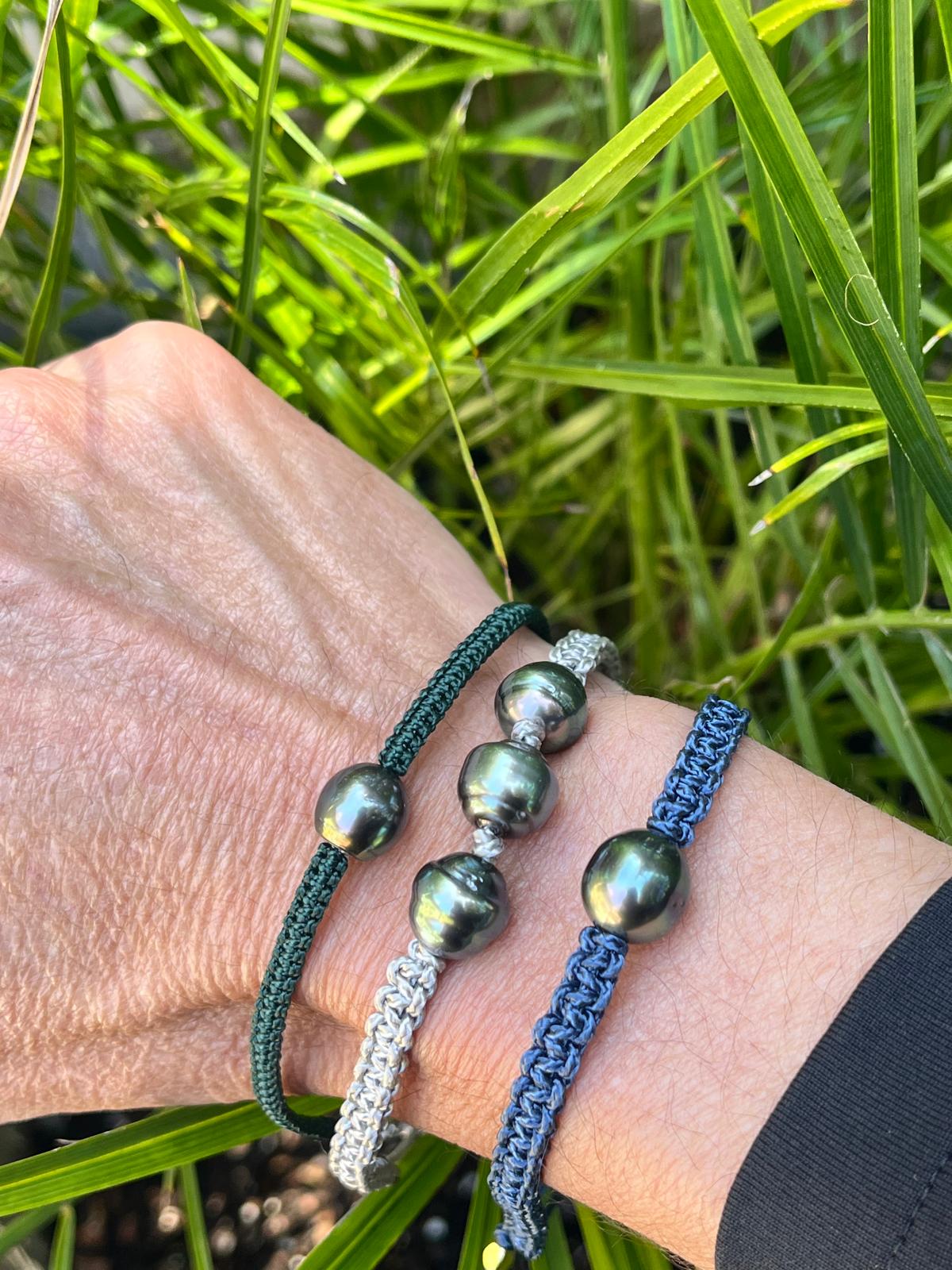 Braided Pearl Bracelets
