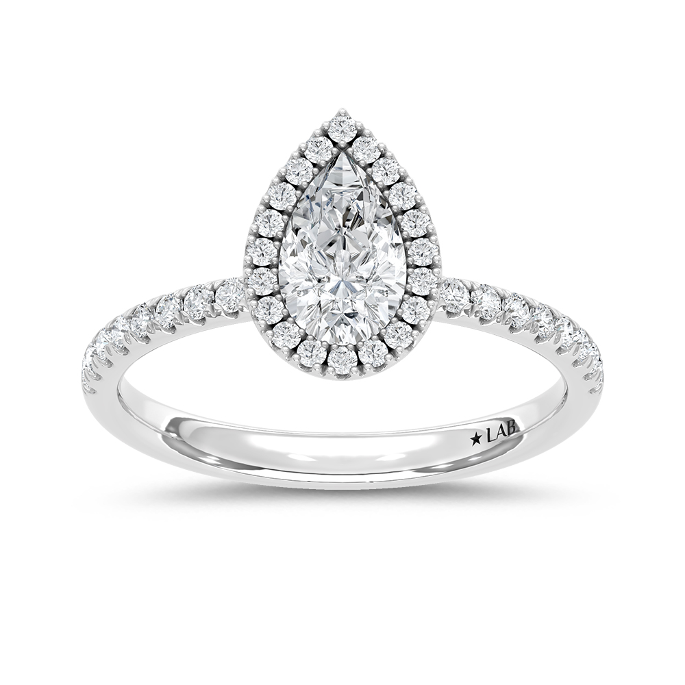 14K White Gold 1 1/8 Ct.Tw. Engagement Ring