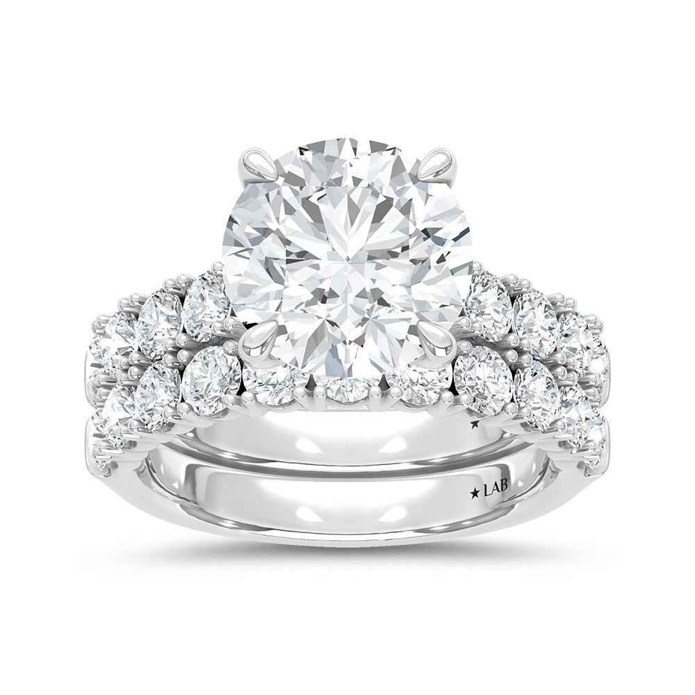 14K White Gold Diamond 5 Ct.Tw. Bridal Ring
