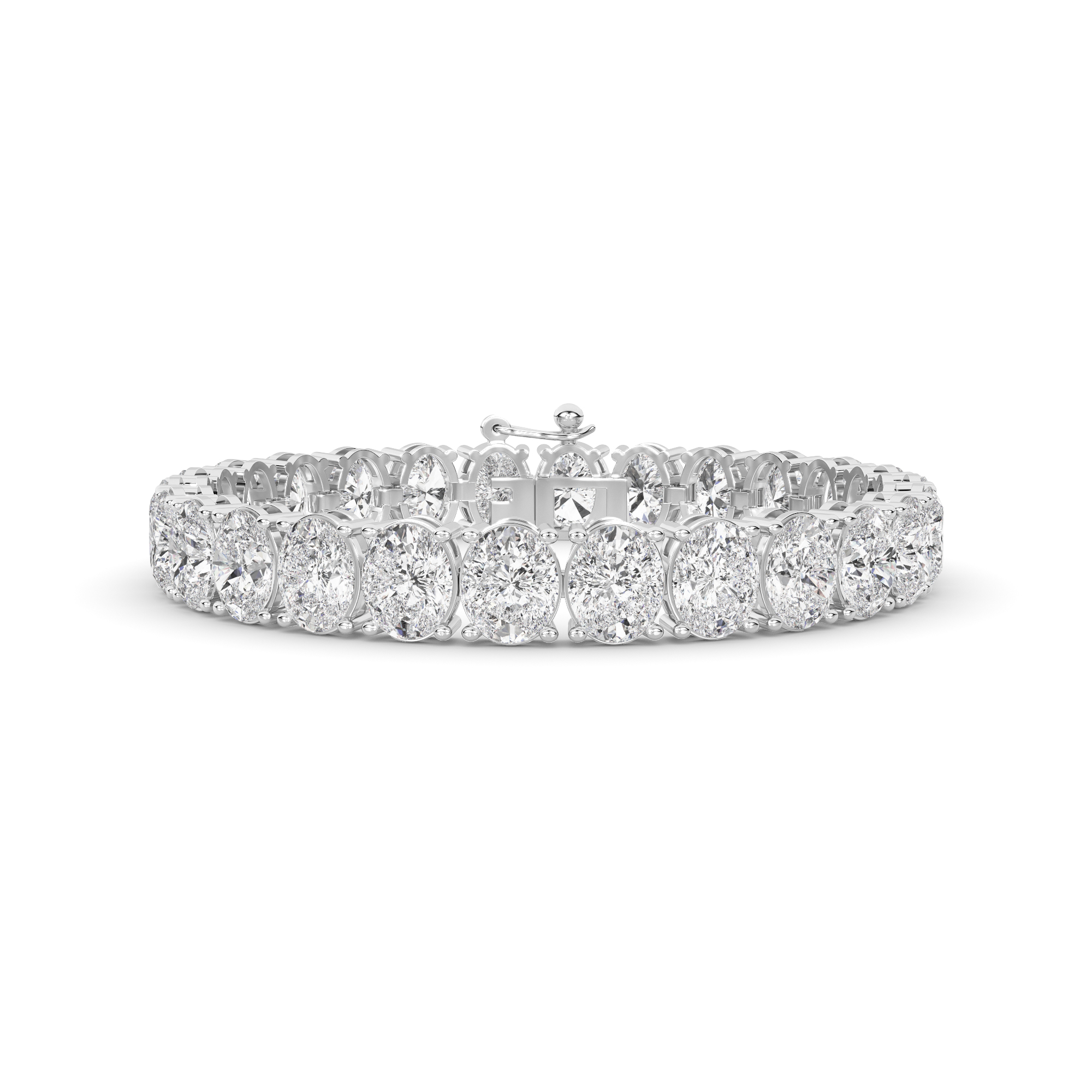 Oval Cut Lab Grown Diamond Bracelet