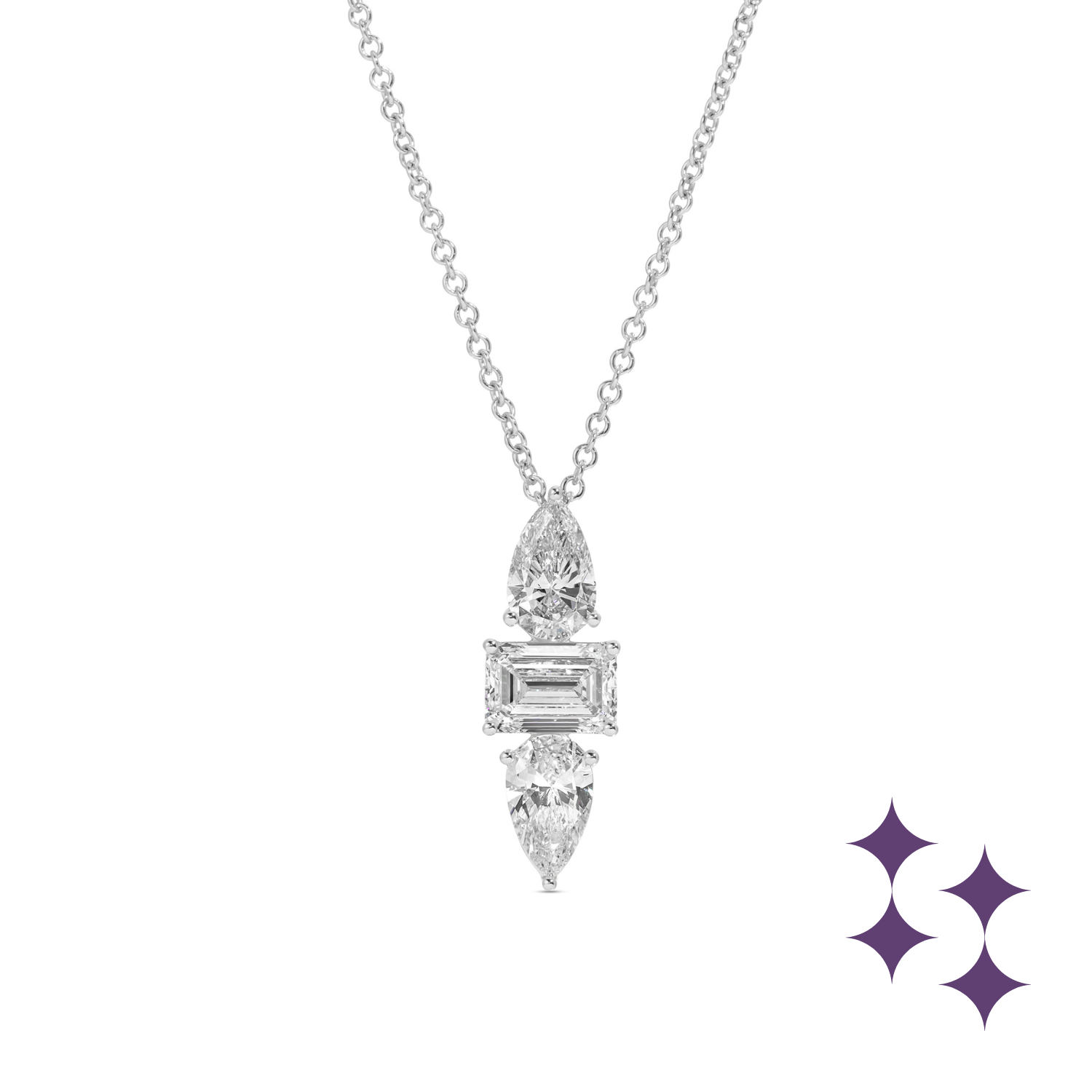 3 STONE PENDANT