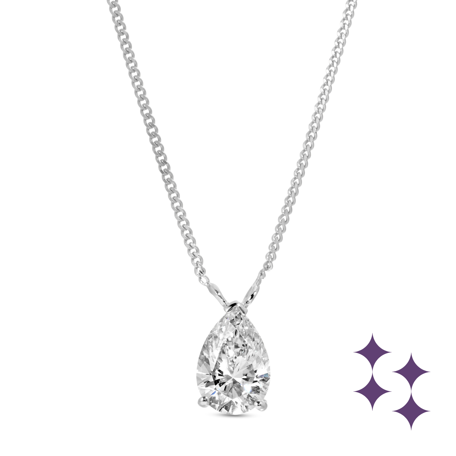 PEAR-SHAPE PENDANT