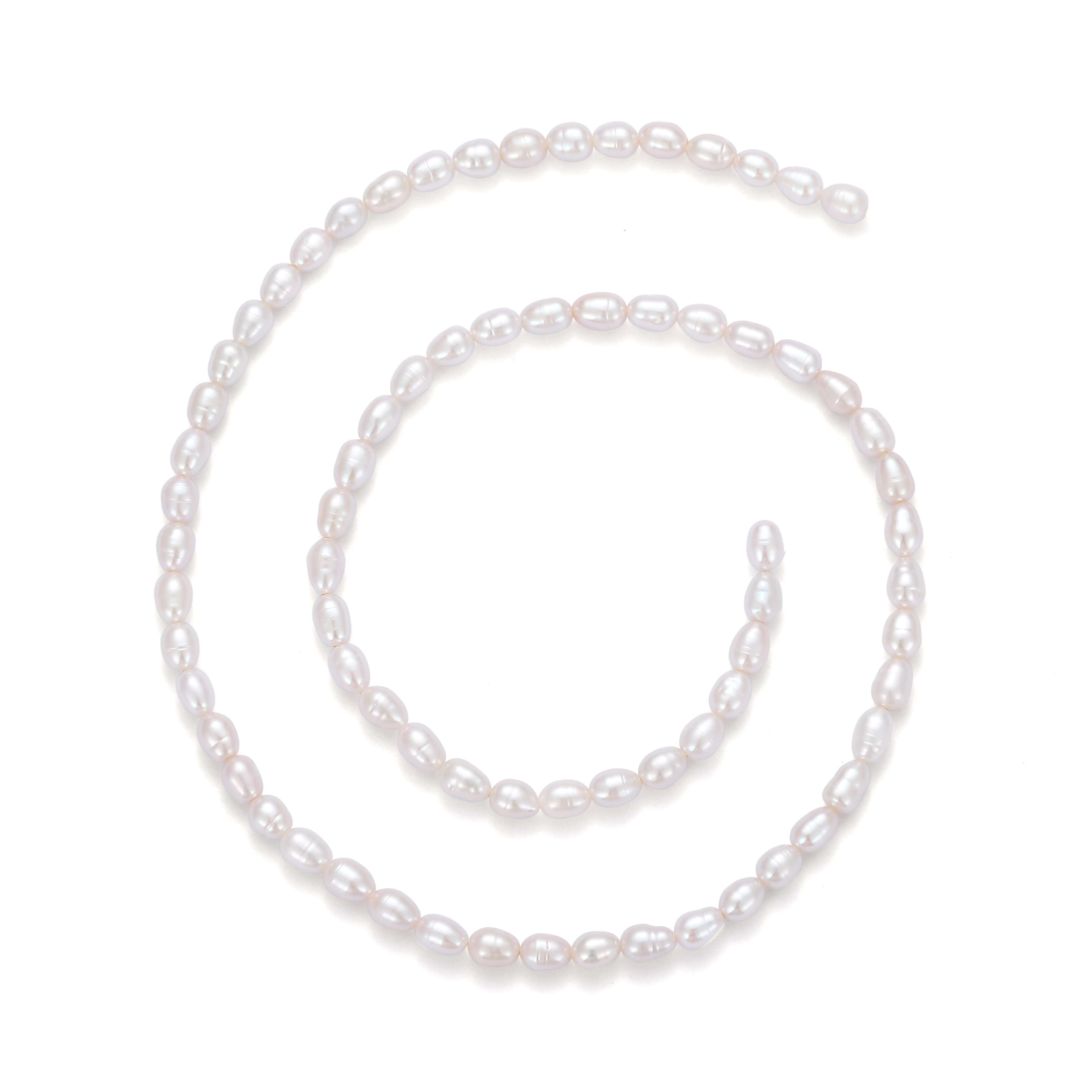 Rice shape Freshwater Loose Strand