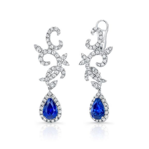 Sapphire and Diamond earrings