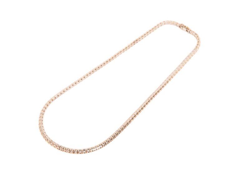 PYRAMID TENNIS NECKLACE